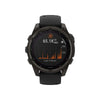 fēnix® 8 – 47 mm, Sapphire, Titane Carbon Gray DLC avec bracelet en silicone noir/gris galet - 010-02906-11
