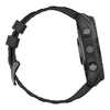fēnix® 8 – 51 mm, AMOLED Sapphire, Acier Gray avec bracelet en silicone noir - 010-02905-00