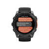 Garmin - Fēnix 6x - Sapphire Carbon Gray DLC with Black Bracelet - 010-02157-11