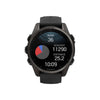 fēnix® 8 – 43 mm, AMOLED  Sapphire, Titane Carbon Gray DLC avec bracelet en silicone noir/gris galet - 010-02903-21