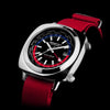 Clubmaster Traveler Worldtime Acier – Rouge - 20842.PS.W.P.NR