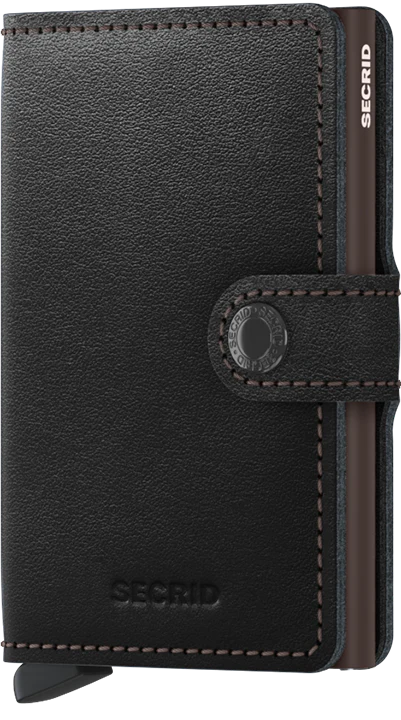 SECRID - miniwallet original black brown