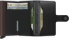 SECRID - miniwallet original black brown