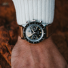 Chronographe Flyback Type 52 Lunette tachymètre compteurs noir