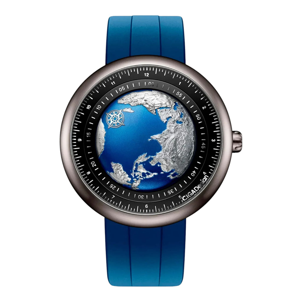 U Series Blue Planet II Atlantic Ocean  Acier - U039-SU01-W6U