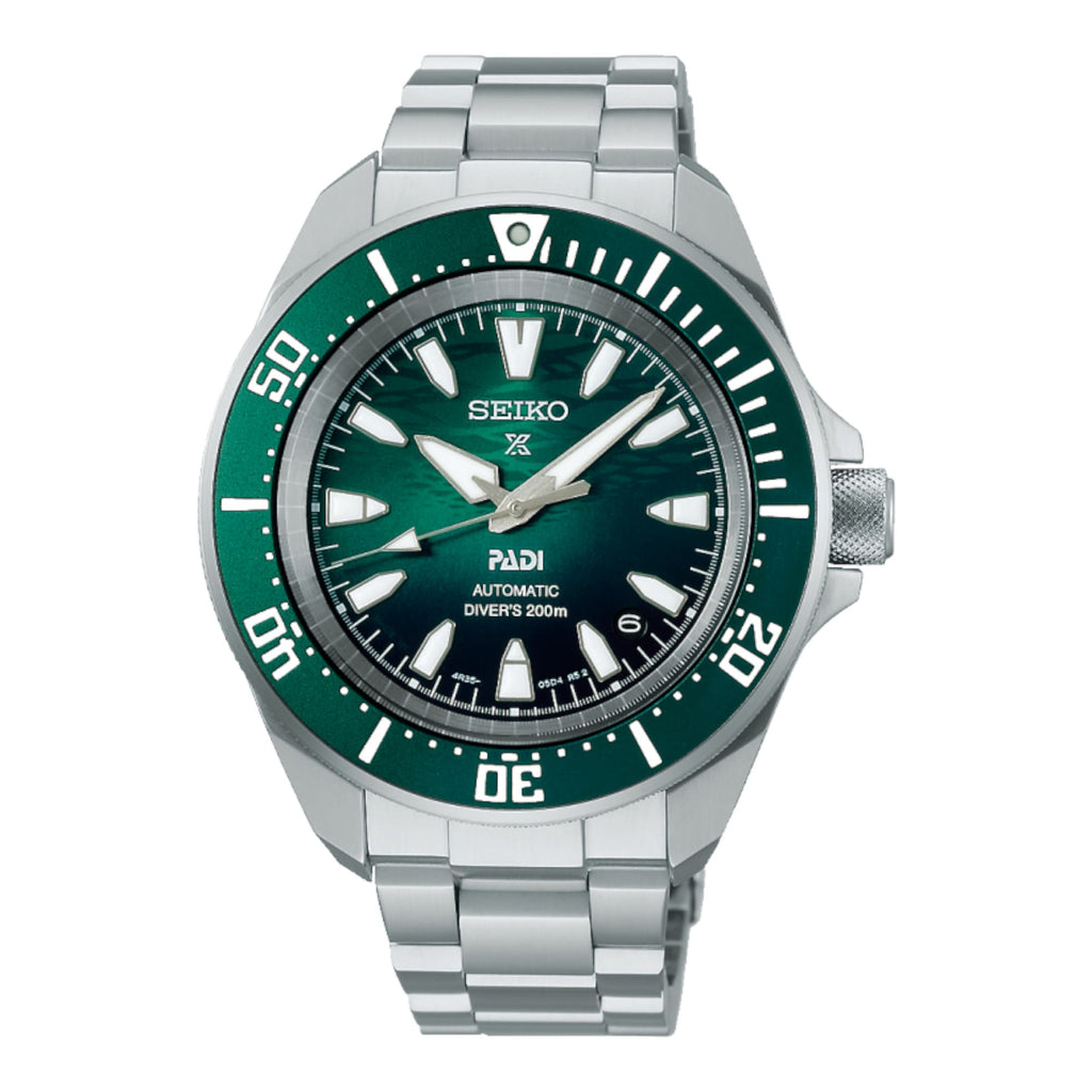 vogtime-montre-homme-prospex-acier-automatique-divers-samurai-verte-padi-Prospex - Diver's - Samuraï - SRPL53K1