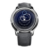 vogtime-montres-beaubleu-Seconde Française 19.24 Bleu de minuit  - Gris Grainé