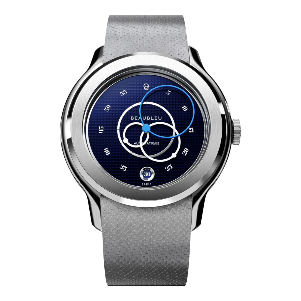 vogtime-montres-beaubleu-Vitruve - Ecce Smalt - Steel - blue