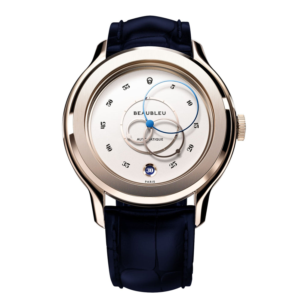 vogtime-montres-beaulieu-Vitruve - Ecce Lys -Gold Blue
