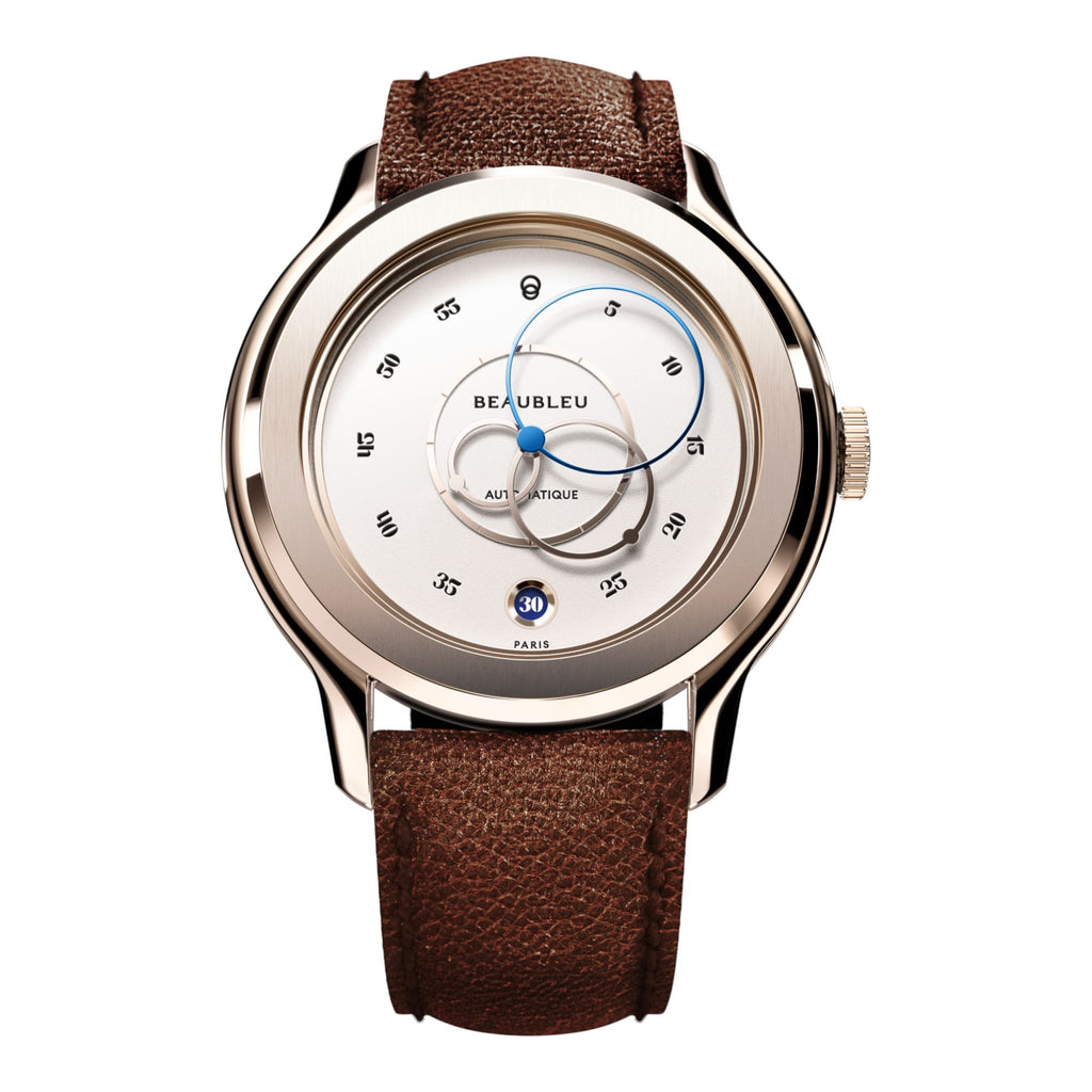 vogtime-montres-beaulieu-Vitruve - Ecce Lys - Gold Cognac