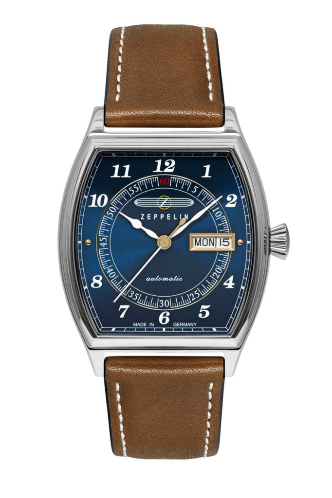 Montre Zeppelin Metropolis Automatique Jour-Date Z-8360-3, cadran bleu