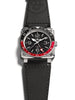 Montres BR 03-93 GMT - BR0393-BL-ST/SCA - 42 mm / Acier /