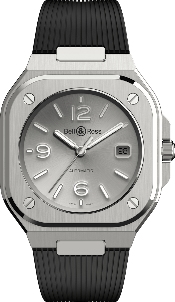 Montres BR 05 GREY STEEL - BR05A-GR-ST/SRB - 40 mm / Acier /