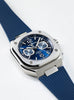 Montres BR 05 CHRONO BLUE STEEL - BR05C-BU-ST/SRB - 42 mm /