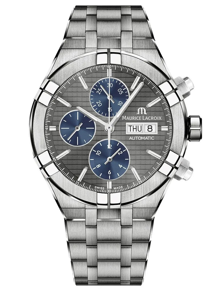 AIKON AUTOMATIC CHRONOGRAPHE Titanium 44mm -  AI6038-TT032-330-1