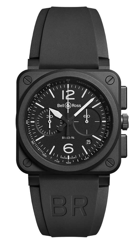 Montres BR 03-94 CHRONOGRAPHE BLACK MATTE CERAMIC -