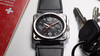 Montres BR 03-94 CHRONOGRAPHE STEEL - BR0394-BLC-ST/SCA - 42