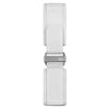 Montres Bracelet - B-F-007 - Fibre synthétique blanche - 