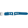 Montres Bracelet caoutchouc (EPDM) bleu finition acier - 