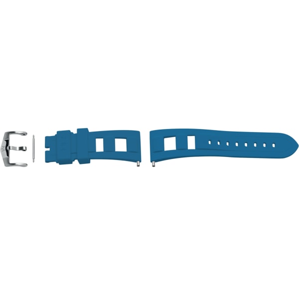 Montres Bracelet caoutchouc (EPDM) bleu pétrole finition 