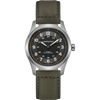 Montres Khaki Field Titanium Auto - H70205830 - 38 mm / Cuir