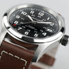 Montres Khaki Field Auto - H70455533 - 38 mm / Acier / Cuir