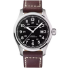 Montres Khaki Field Auto - H70625533 - 44 mm / Acier / Cuir