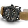 Montres Khaki Field Titanium Auto - H70665533 - 42 mm / Cuir
