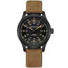 Montres Khaki Field Titanium Auto - H70665533 - 42 mm / Cuir