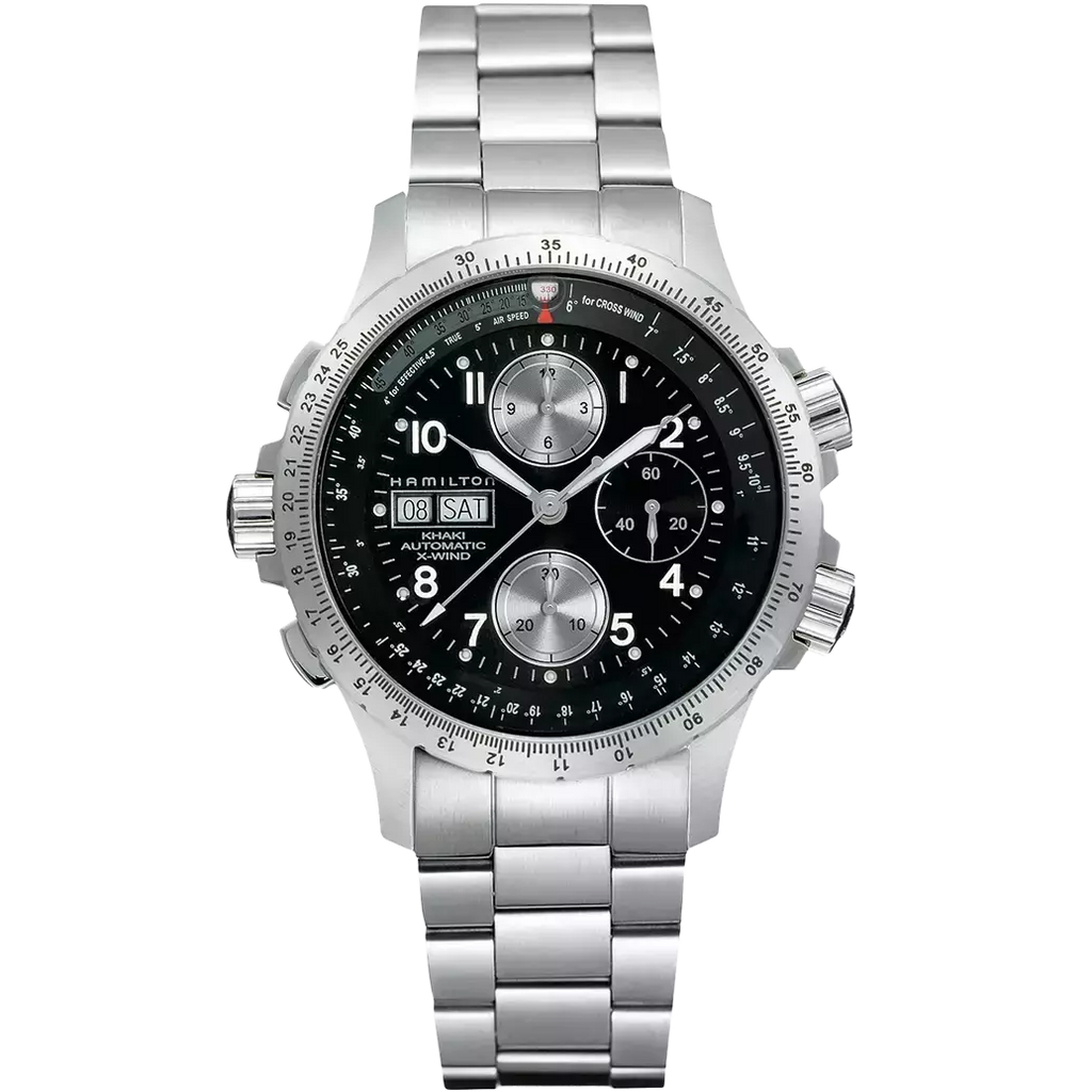 Montres Khaki X-Wind Auto Chrono - H77616133 - 44 mm / Acier