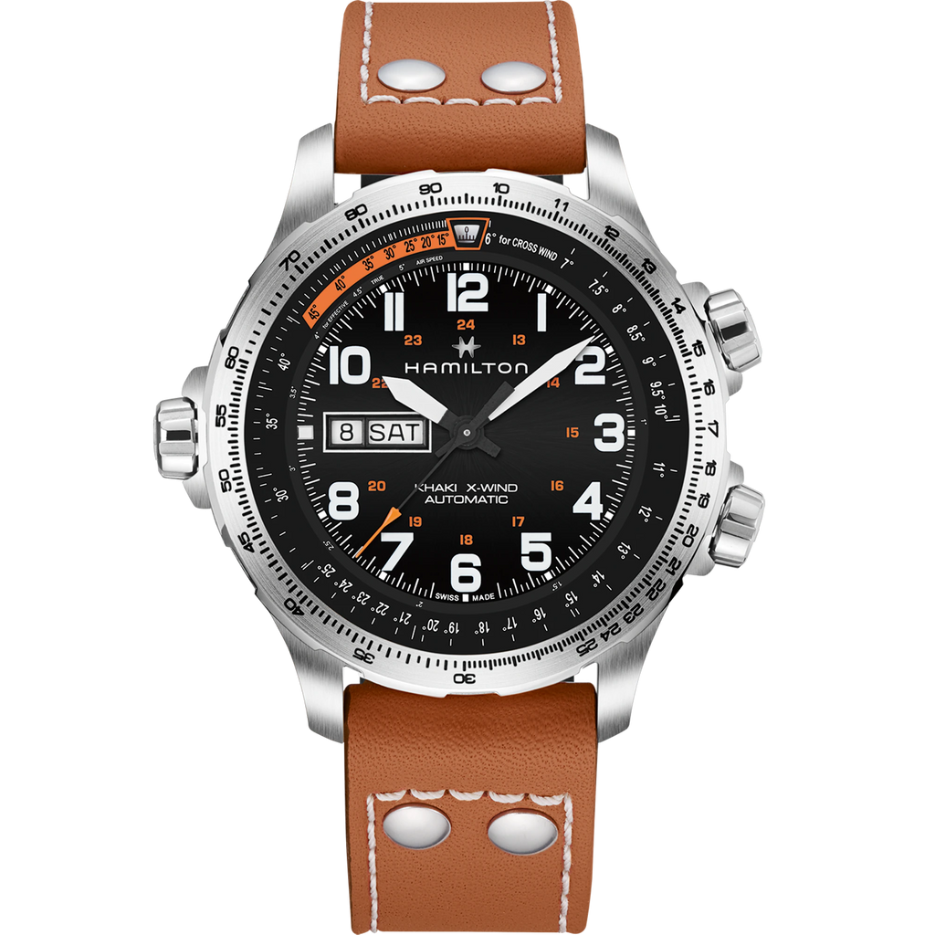 Montres Khaki Aviation X-Wind Day Date Auto - H77755533 - 45