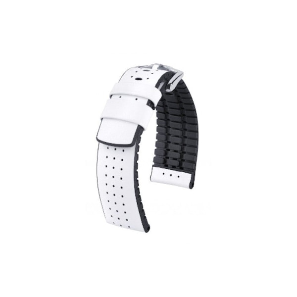 Montres HIRSCH - Bracelet Tiger Blanc - Silver - Entrecorne 