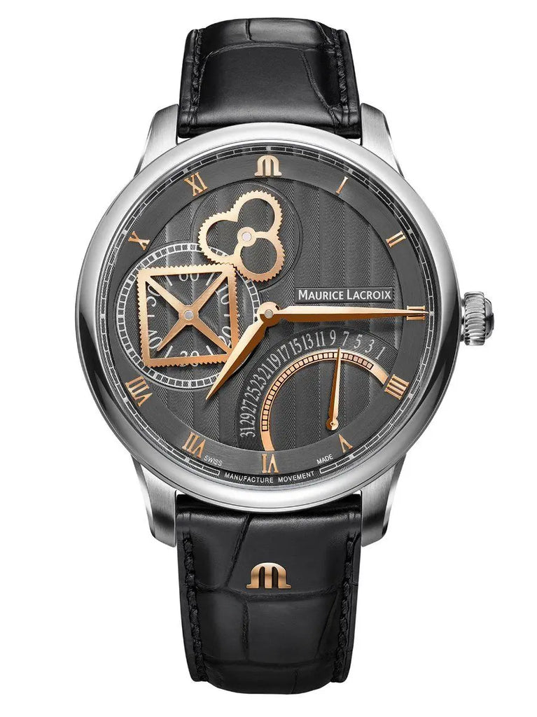 Masterpiece Square Wheel Retrograde 43mm - MP6058-SS001-310-1